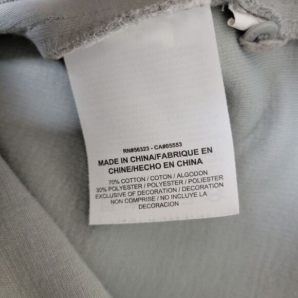 Nike Tech Fleece Hoodie Womens Medium Gray Active Sport Thumbholes 655765-063 - Picture 9 of 12